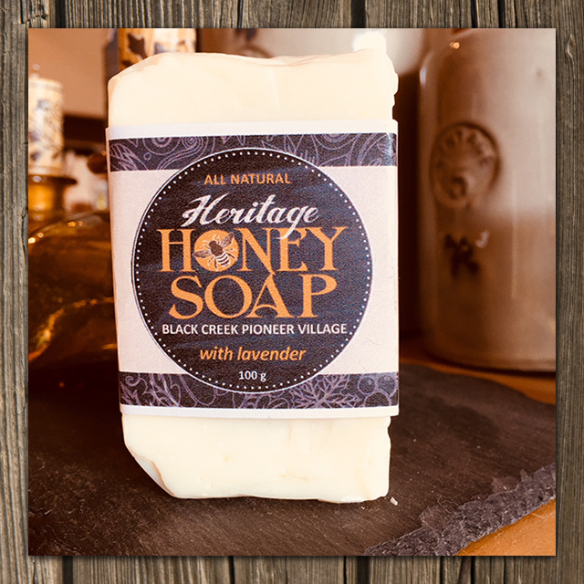 bar of Black Creek Heritage Honey soap
