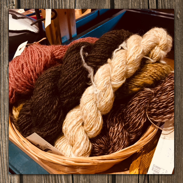 basket of yarn