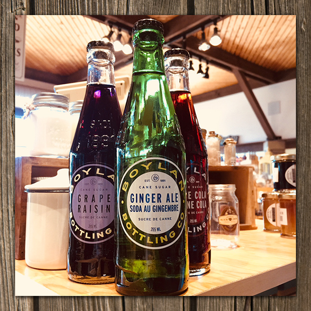 bottles of old fashioned soda pop