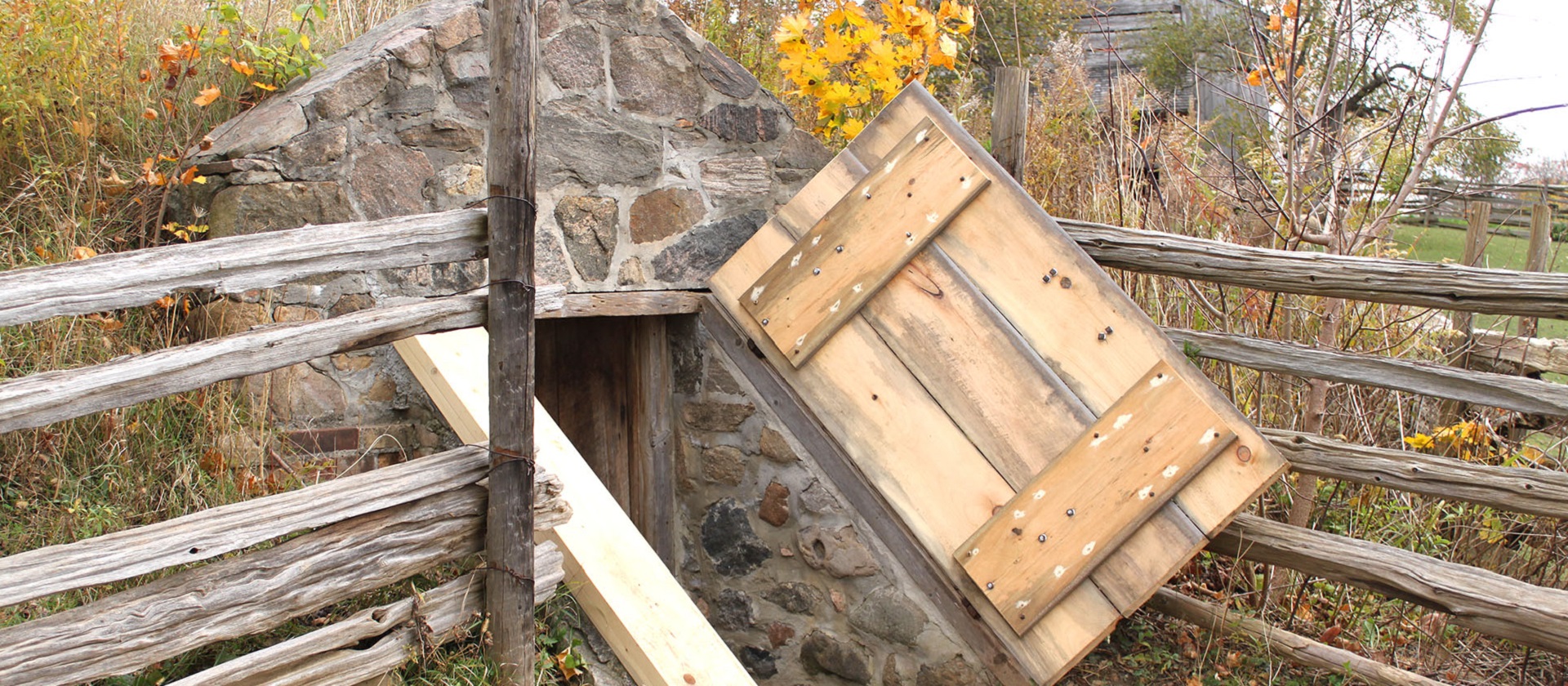 the Apple Storage Cellar at Black Creek Pioneer Village