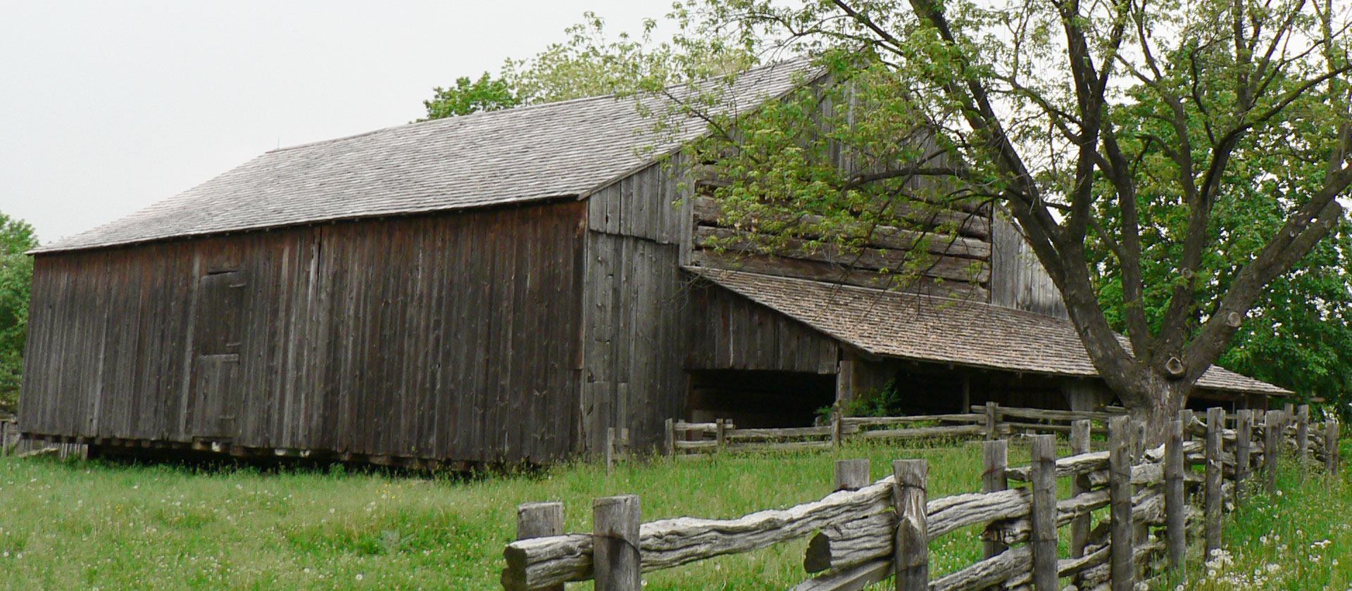 Daniel Stong grain barn at The Village at Black Creek