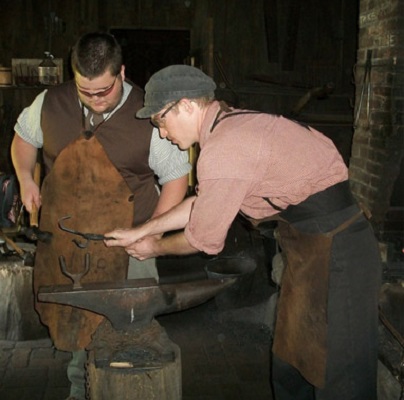Heritage Trades Workshops 1 apprentice blacksmith