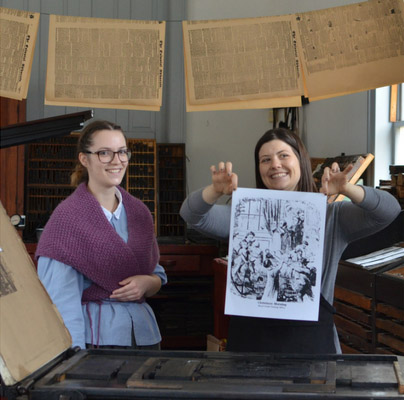 Heritage Trades Workshops 3 apprentice printer