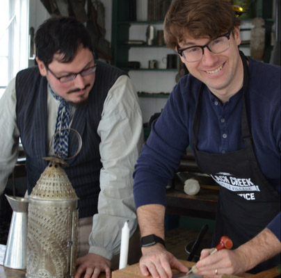 Heritage Trades Workshops 2 apprentice tinsmith