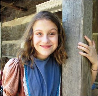 Black Creek day camper in period costume