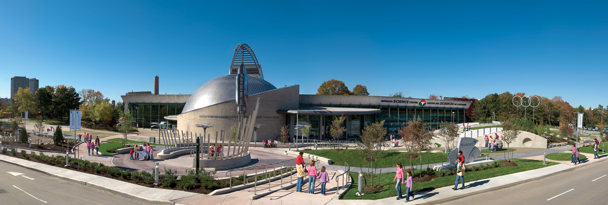 Panorama of Ontario Science Centre