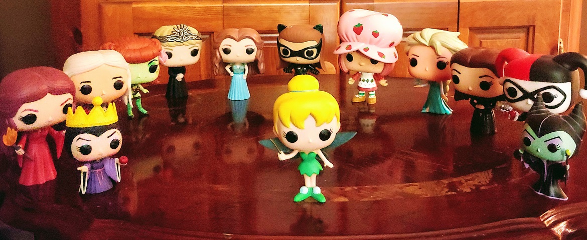 collection of Funko Pop figures