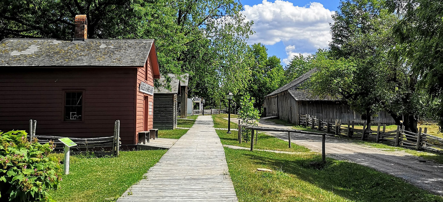 street and heritage buildings provide a perfect photo backdrop at Black Creek Pioneer Village