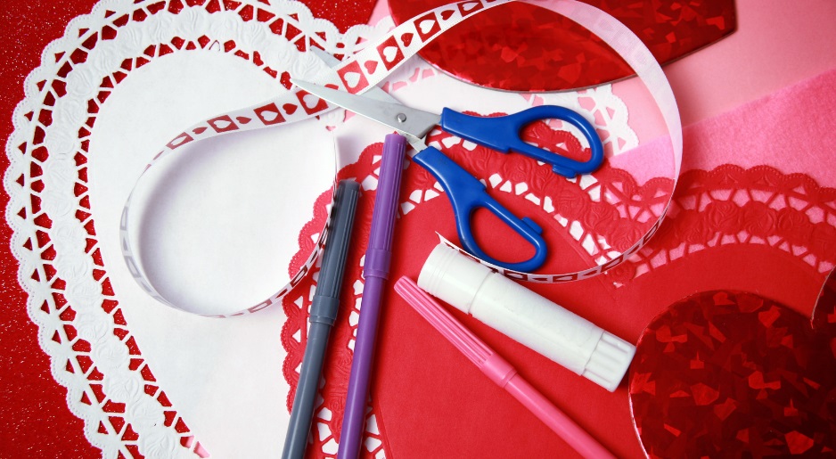 Events 5 supplies for making a Victorian inspired Valentines Day card