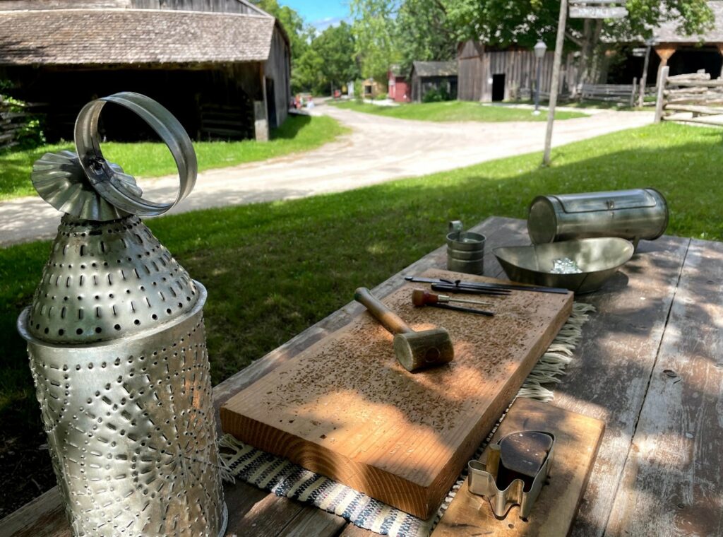 Events 2 Tools for making tin crafts