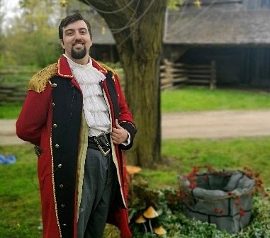history actor in costume takes part in Once Upon a Time event at Black Creek Pioneer Village