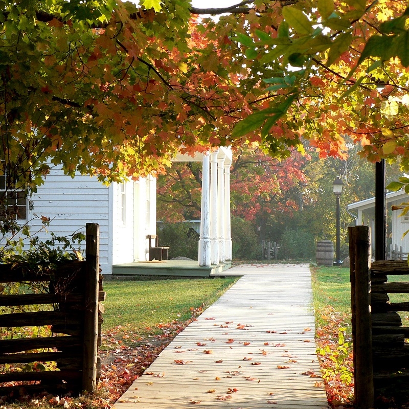 town hall at Black Creek Pioneer Village