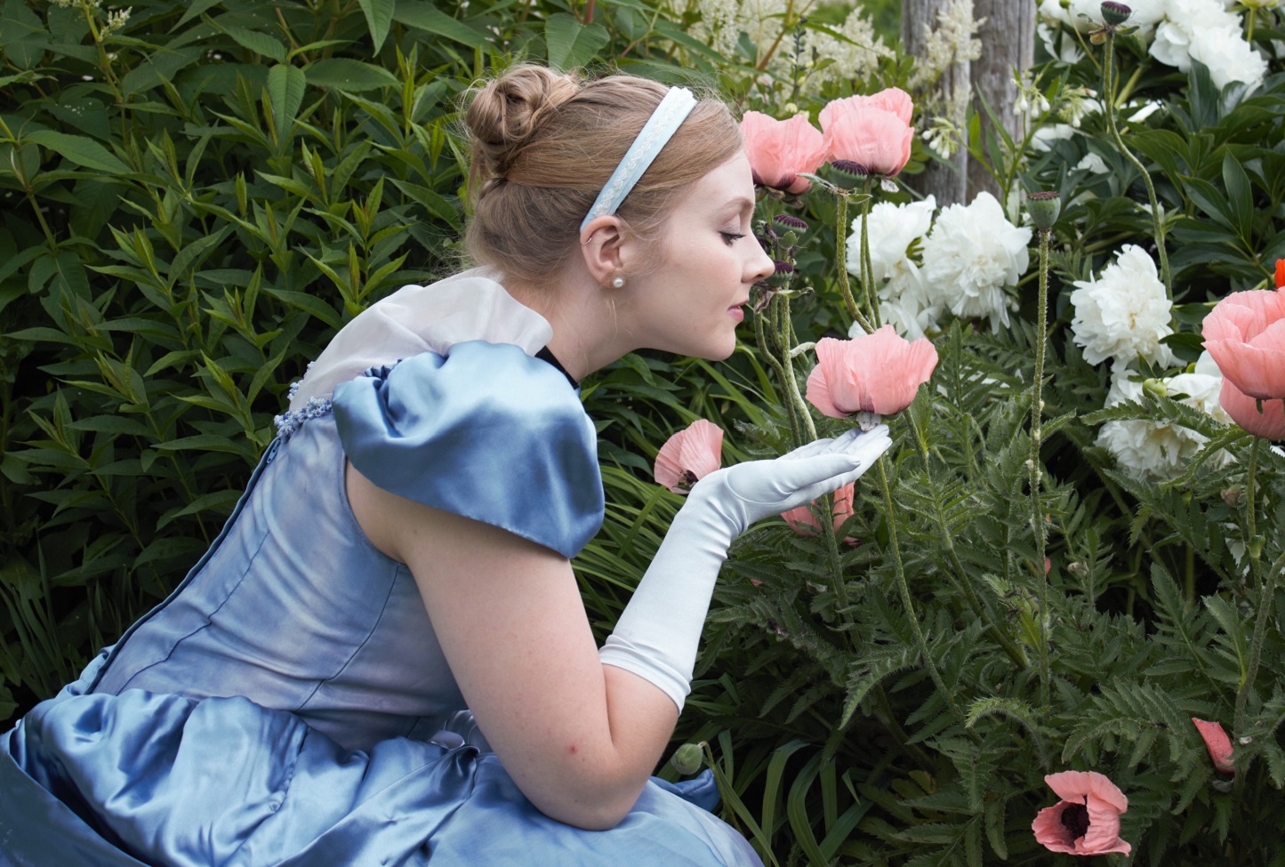 history actor dressed as Cinderella at Black Creek Pioneer Village Once Upon a Time event