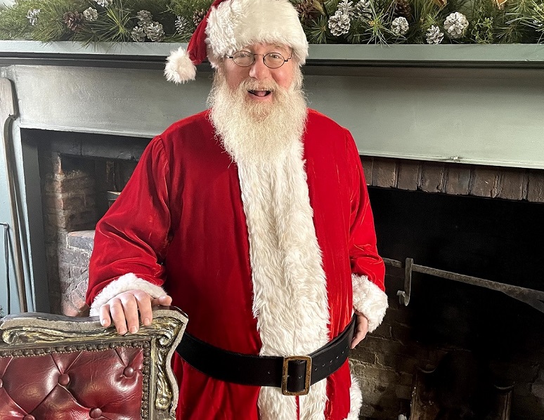 Santa Claus greets holiday season visitors to Black Creek Pioneer Village