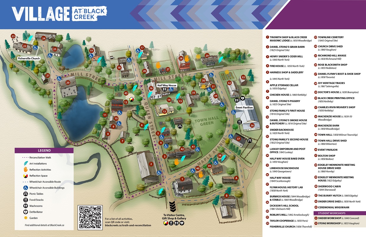 Reconciliation Walk map