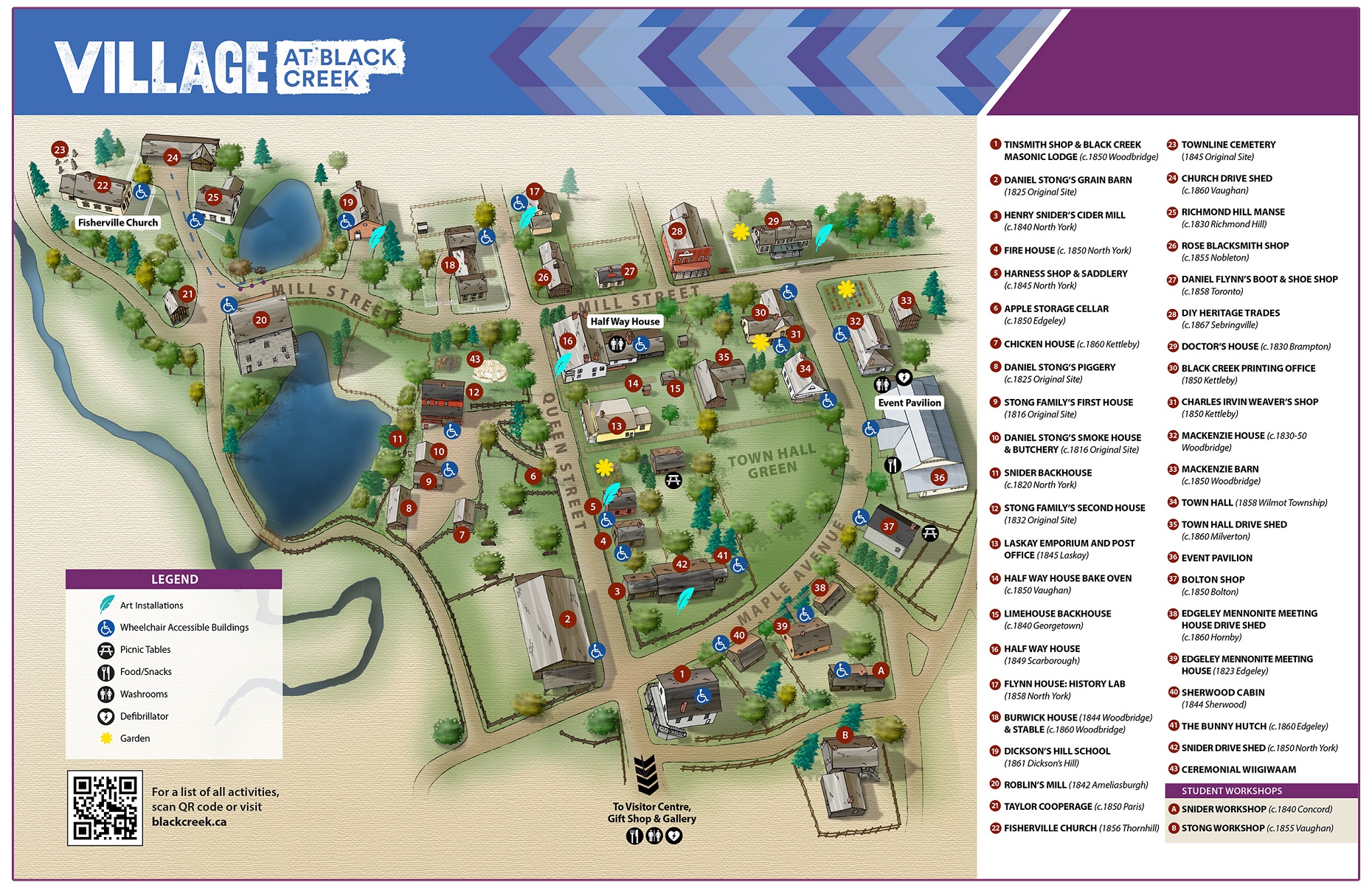map of the Village at Black Creek