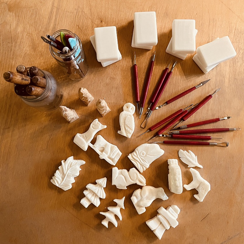 Corporate Group Experiences 1 soap carvings