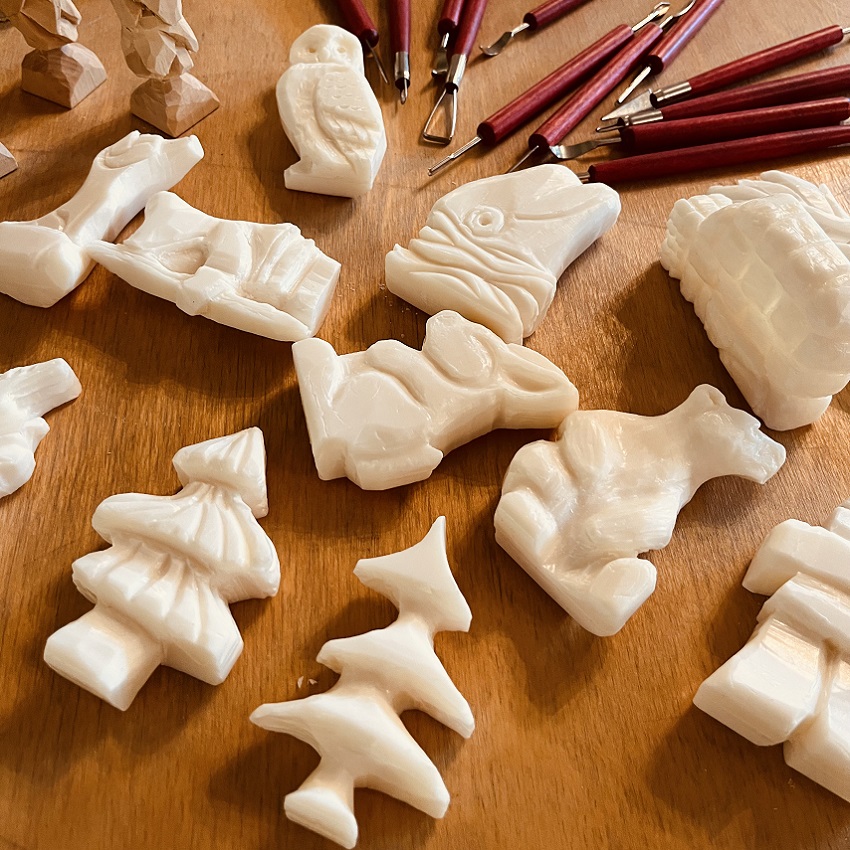 Corporate Group Experiences 3 soap carvings