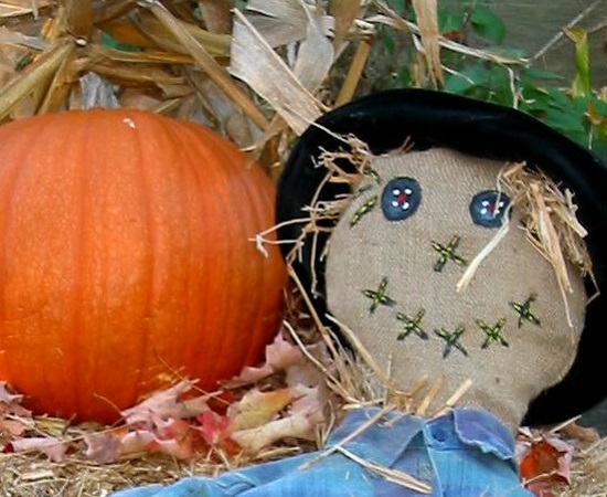 What's On At The Village 18 a scarecrow and pumpkin at The Village at Black Creek fall festival