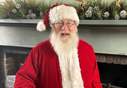 Holidays at The Village 4 Santa Claus greets visitors to the Village at Black Creek inside his cozy workshop