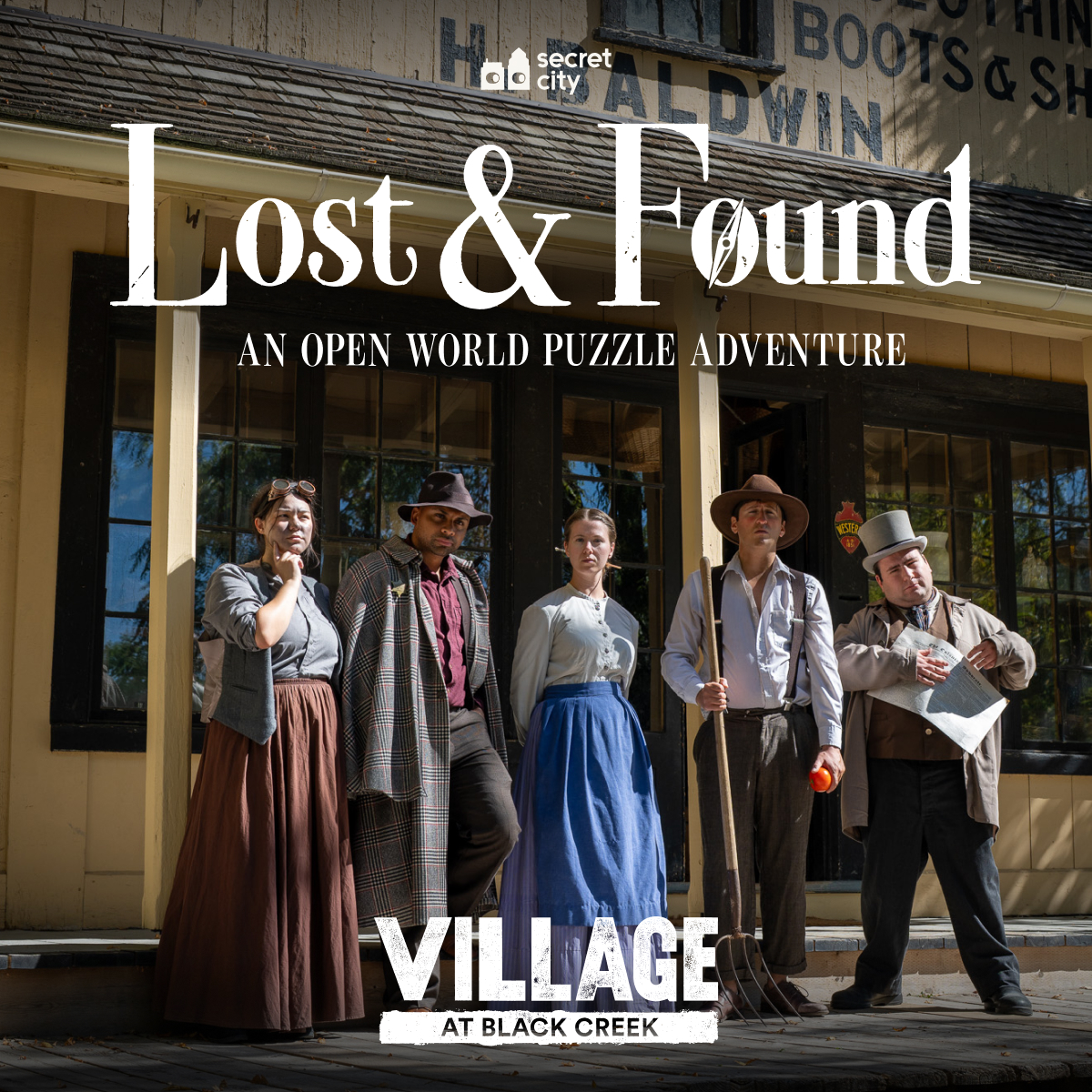 the poster of Last & Found adventure at The Village at Black Creek