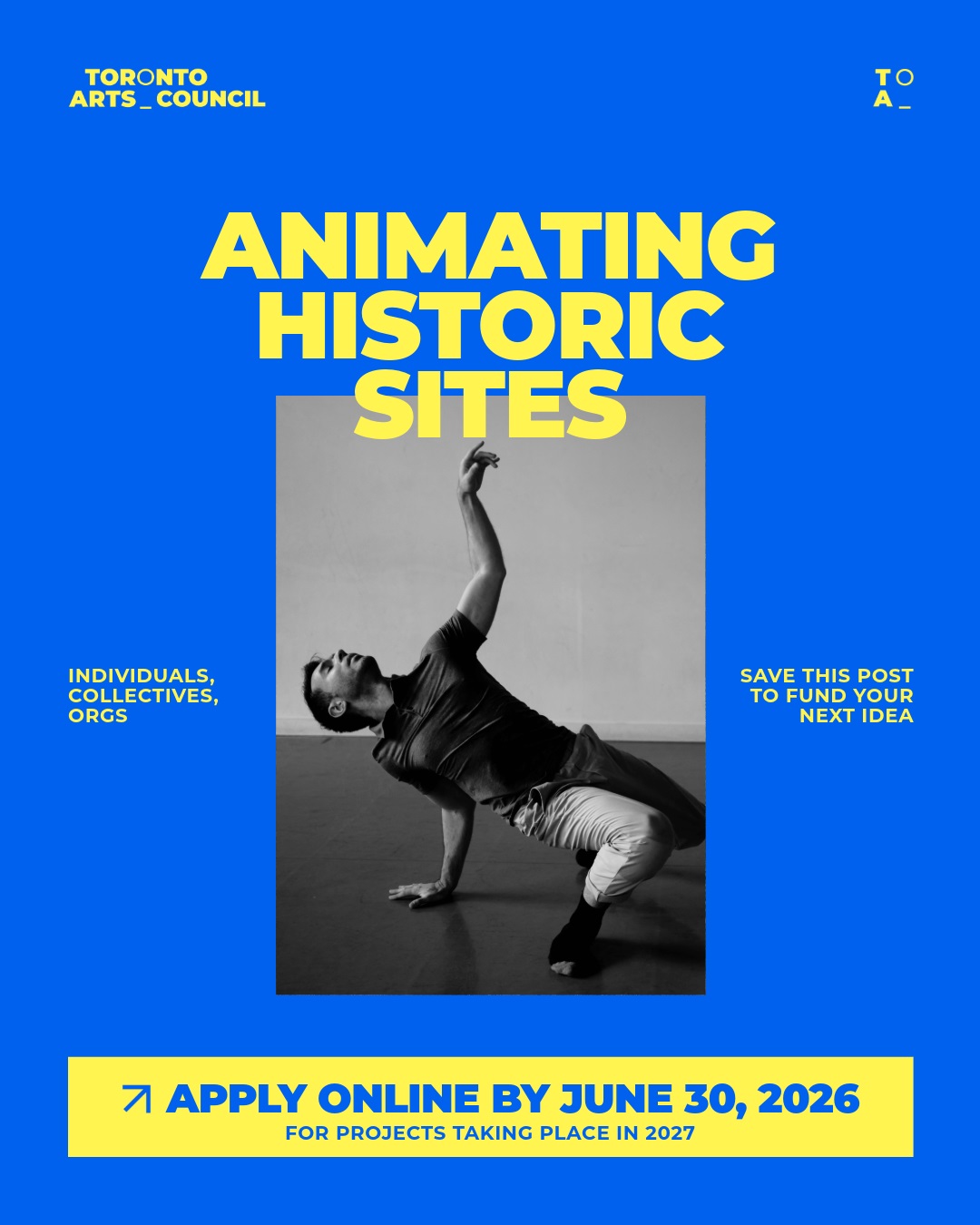 Animating Historic Sites - create and produce art in unique Toronto settings