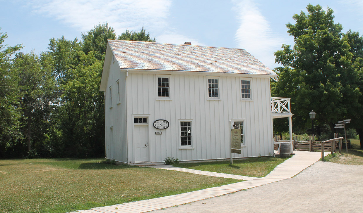 Masonic lodge at Black Creek Pioneer Village