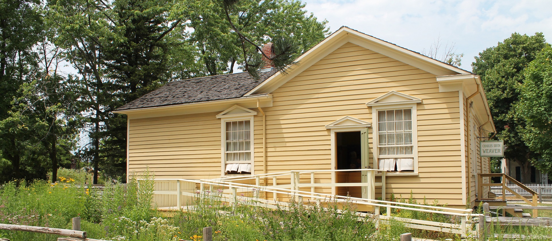 Charles Irvin weavers shop at Black Creek Pioneer Village